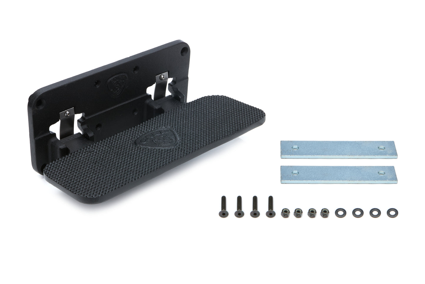 Carr  Mega Step Flat Mount Black Powder Coat 190001