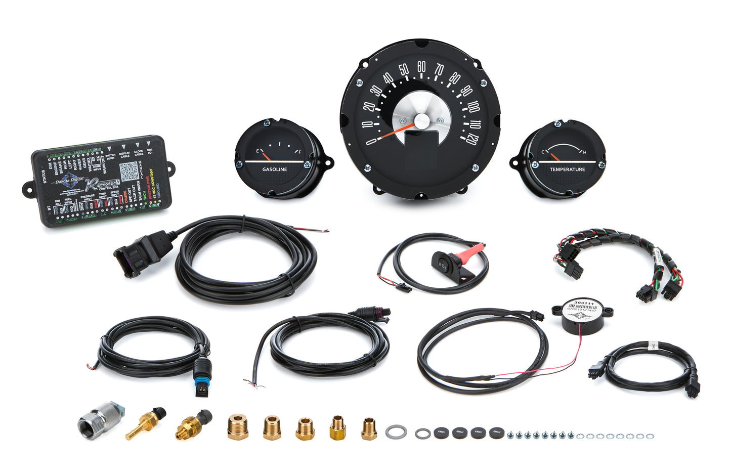 Dakota Digital 1957 Chevy Car RTX Instrument System DDGRTX-57C-X