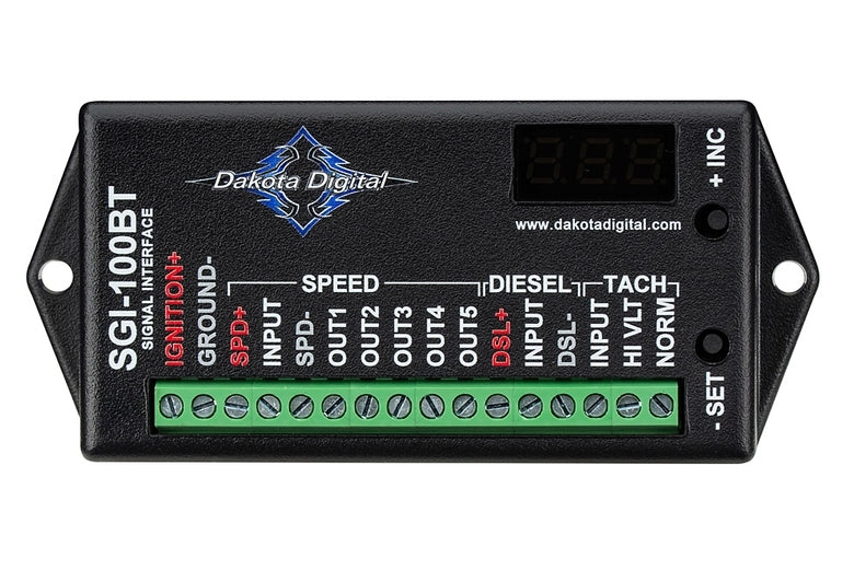 Dakota Digital Speed  Tach and Diesel S ignal Interface  Bluetoo DDGSGI-100BT