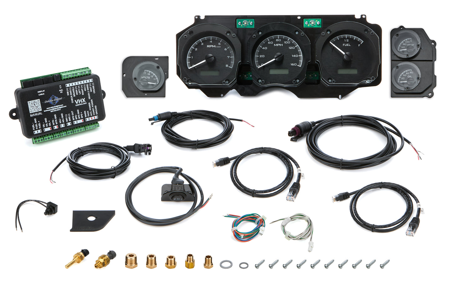 Dakota Digital 1970-72 Chevy Chevelle VHX Instrument System DDGVHX-70C-CVL-K-W
