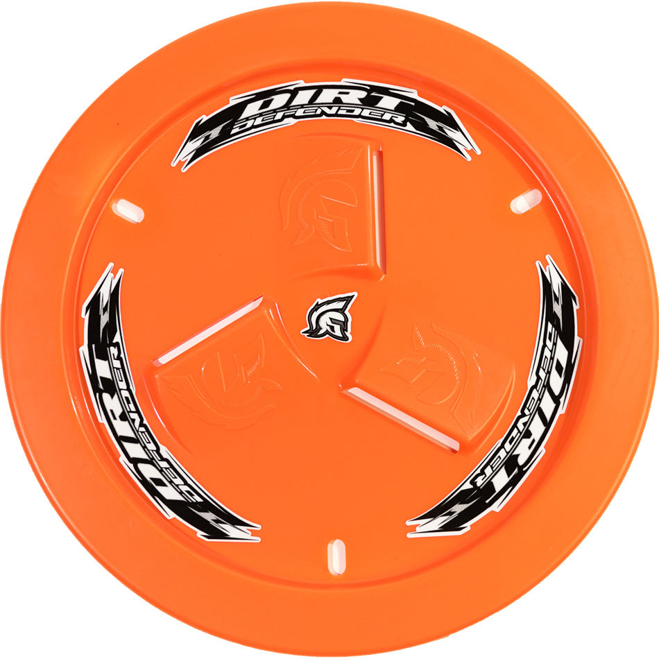 Dirt Defender Racing Products  Wheel Cover Orange Vented 10230