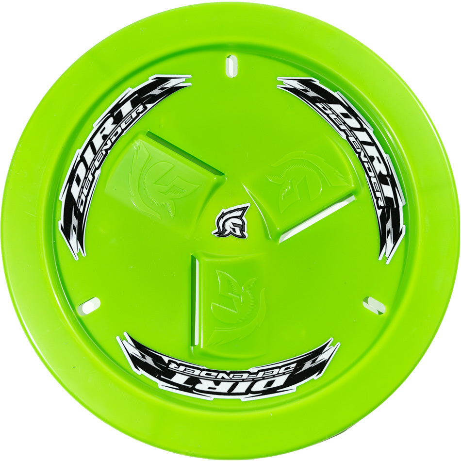 Dirt Defender Racing Products   Wheel Cover Neon Green Vented  DDR10260