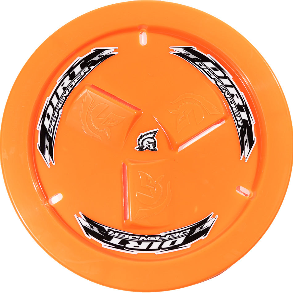 Dirt Defender Racing Products  Wheel Cover Neon Orange Vented 10280