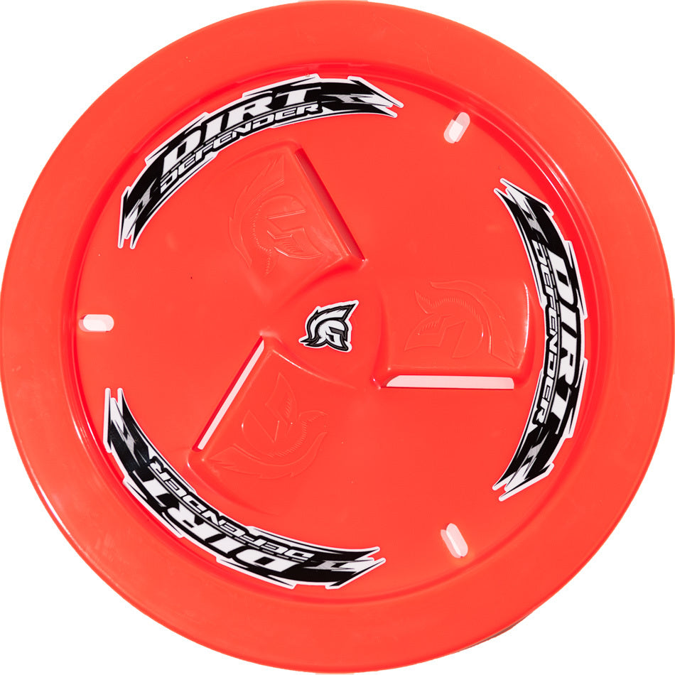Dirt Defender Racing Products  Wheel Cover Neon Red Vented 10281