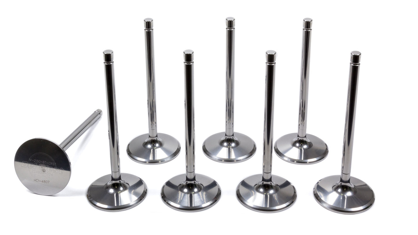 Del West 11/32 Intake Valves - 2.150 MPN DELIV2150-6T-CRST-8 For Chevy