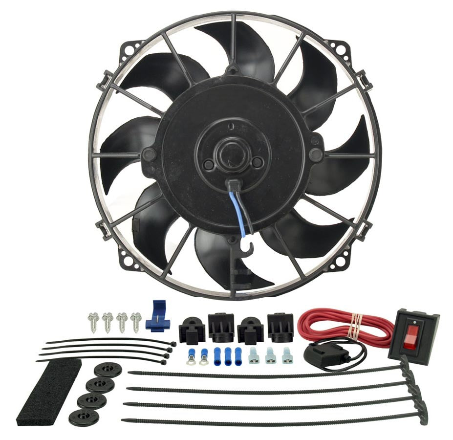 Derale 8in Tornado Electric Fan Premium Kit MPN DER16508
