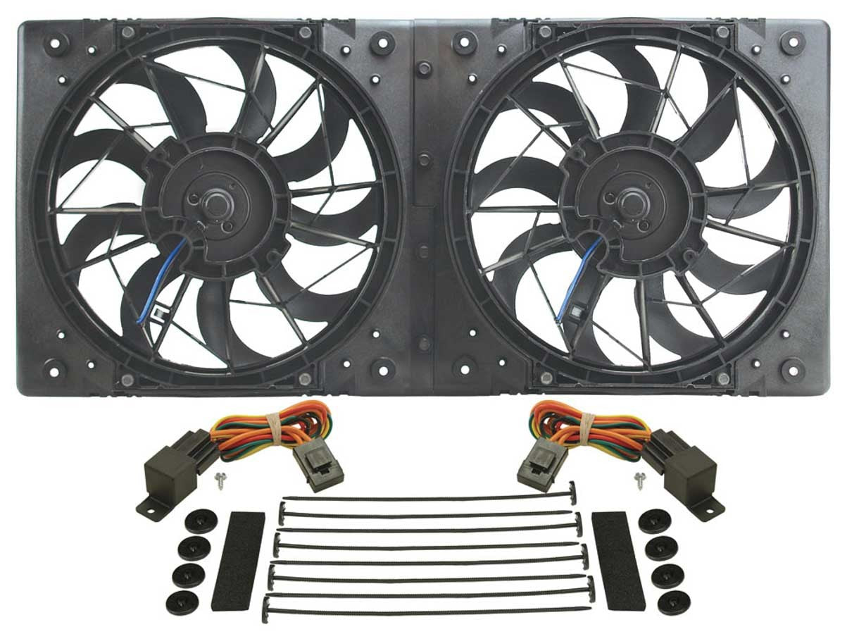 Derale 10in Dual High Output RAD Fans Puller MPN DER16812