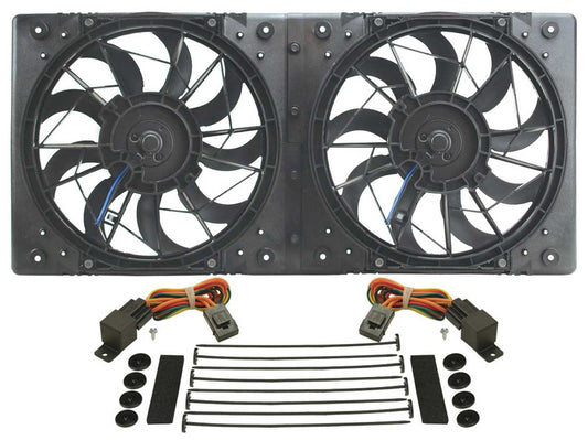 Derale 10in Dual High Output RAD Fans Puller MPN DER16812