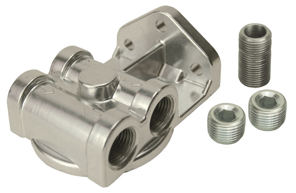 Derale  Side-Ports Filter Mount 1/2in NPT 25729