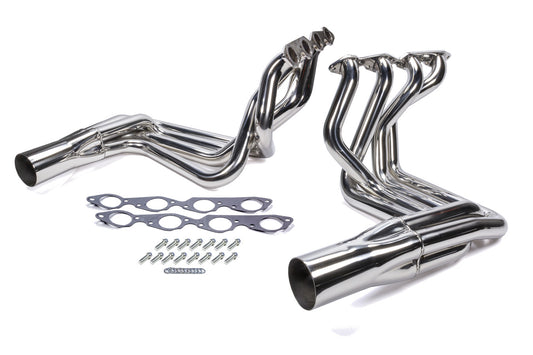 Dougs Headers BBC Side Mount Headers 304 S/S - 63-82 Vette MPN DGHD381-SS For Chevy Corvette 1963-82