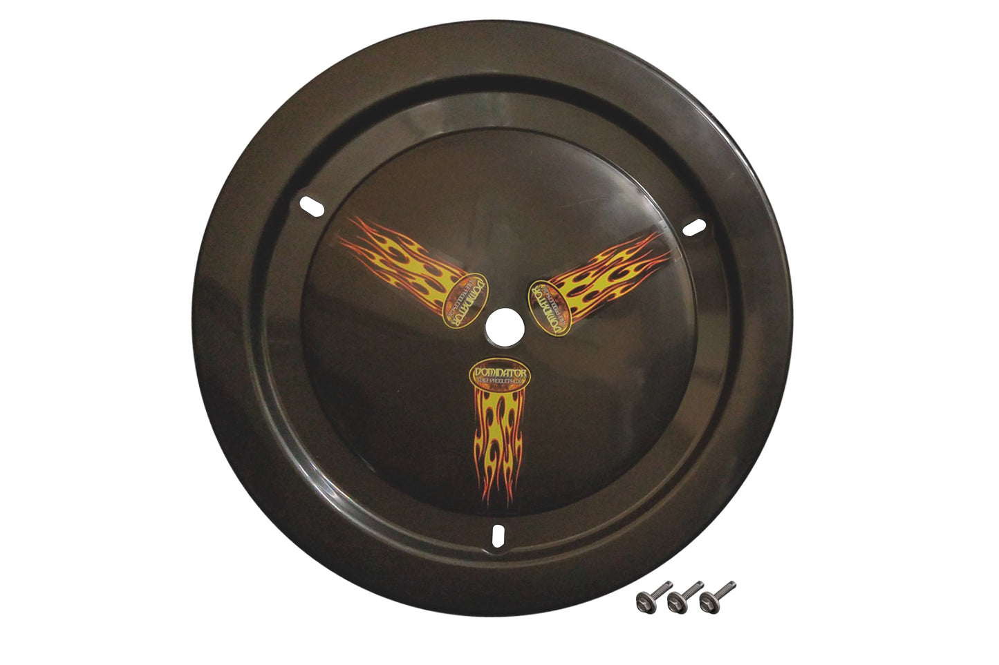 Dominator Race Products  Wheel Cover Bolt-On Black Real Style 1006-B-BK
