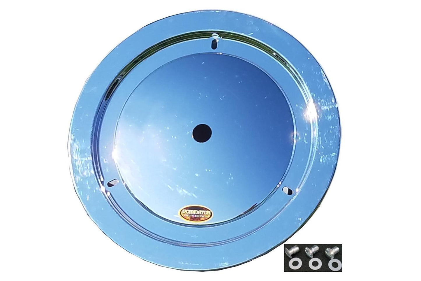 Dominator Race Products  Wheel Cover Bolt-On Chrome Real Style 1006-B-CHROME