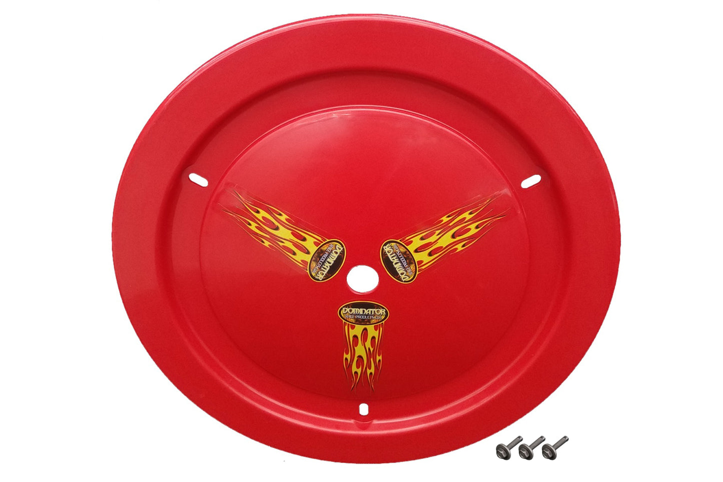 Dominator Race Products  Wheel Cover Bolt-On Red Real Style 1006-B-RD