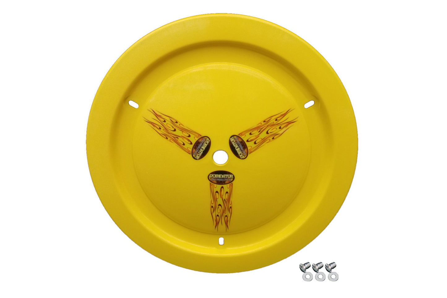 Dominator Race Products  Wheel Cover Dzus-On Yellow 1012-D-YE
