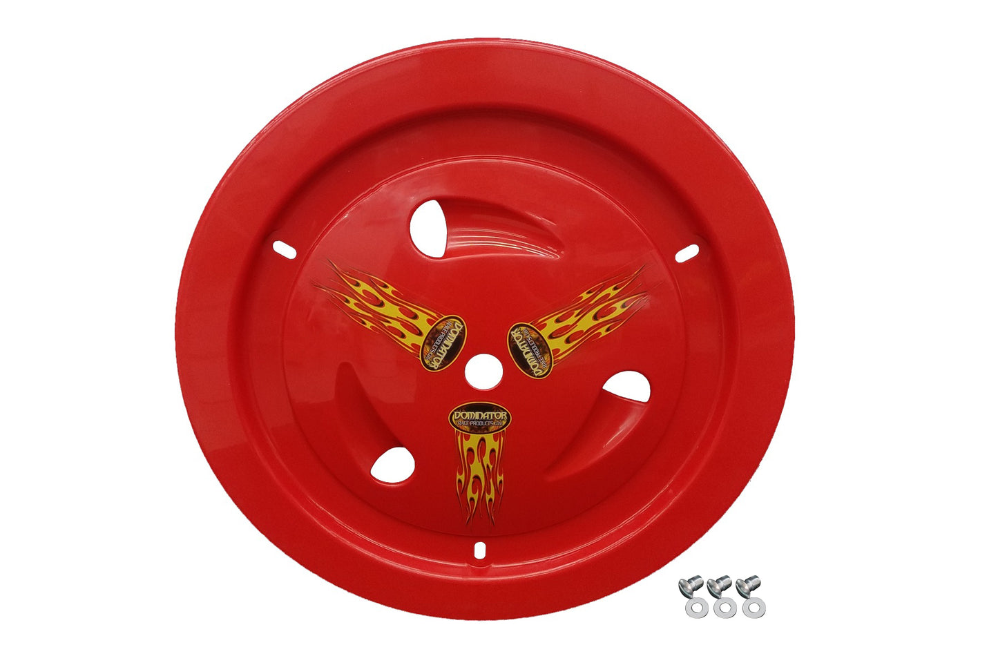 Dominator Race Products  Wheel Cover Dzus-On Red 1013-D-RD