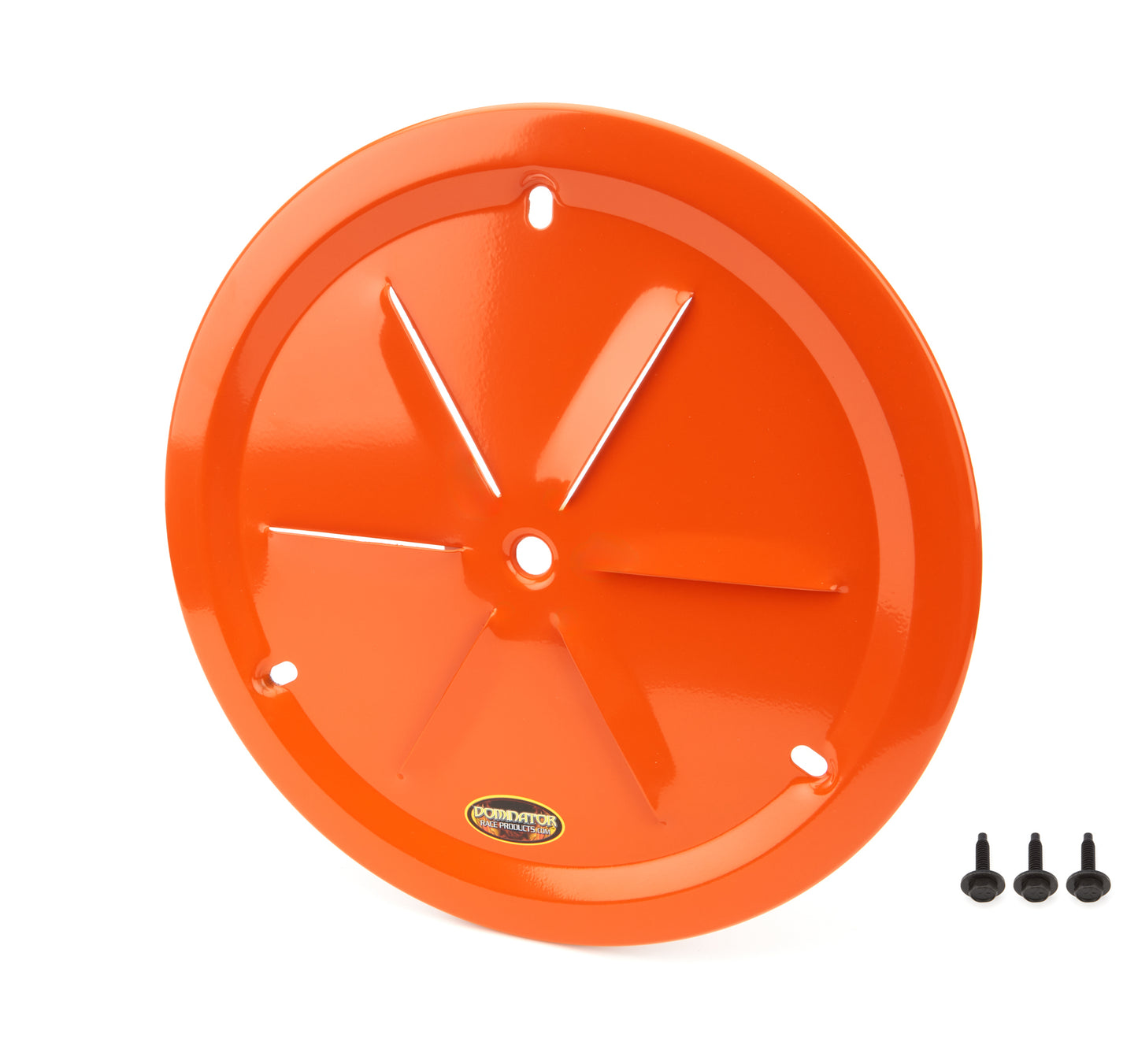Dominator Race Products  Wheel Cover Louver Vent Alum Bolt 15in Orange 1031-B-OR