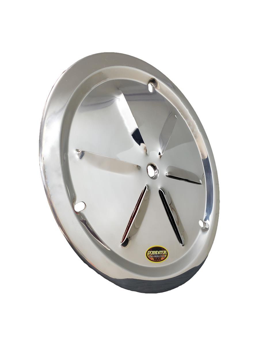 Dominator Race Products  Wheel Cover Louver Vent Alum Bolt 15in Polished 1031-B-POL