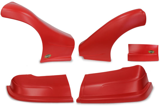 Dominator Race Products Dominator Late Model Nose Kit Red MPN DOM2300-RD Dirt Late Model