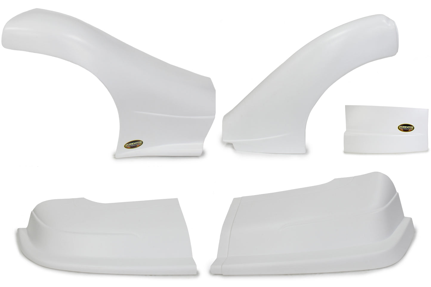Dominator Race Products Dominator Late Model Nose Kit White MPN DOM2300-WH Dirt Late Model