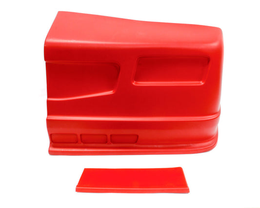 Dominator Race Products  SS Nose Red Left Side Dominator SS 302-RD