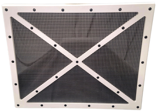 Dominator Race Products Shaker Screen Radiator DLM White MPN DOM550-WH Dirt Late Model