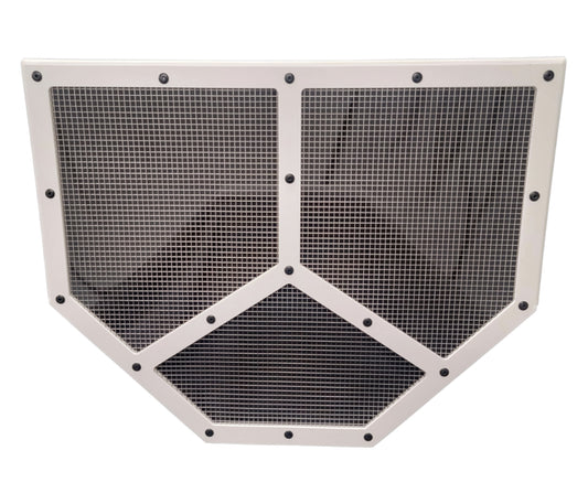 Dominator Race Products Shaker Screen Radiator Mod White MPN DOM551-WH