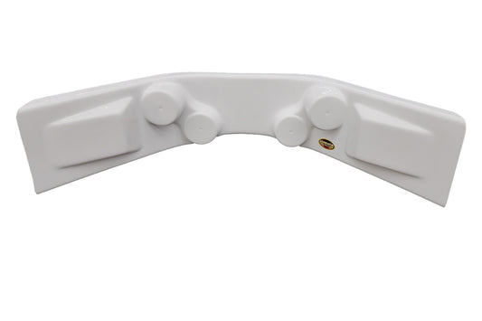 Dominator Race Products Dash Panel Curved White 30in w x 12in d x 6.5in MPN DOM910-WH