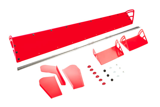 Dominator Race Products  Plastic Spoiler 8x72in LM Red 920-RD