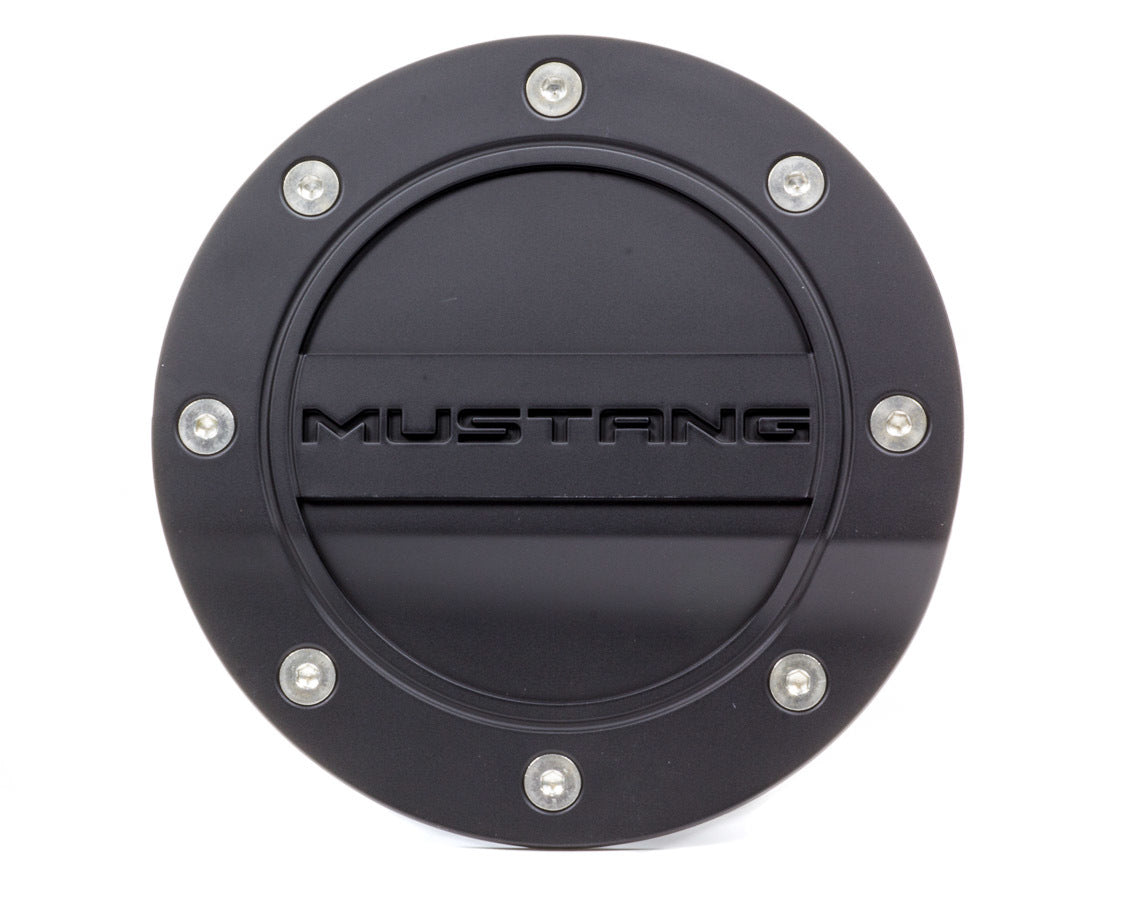 Drake Automotive Group  Fuel Door Mustang Black 15-   Mustang FR3Z-6640526-MA