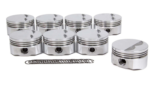 Dss Racing  SBC E Piston Set 4.030 F/T -5cc 8700-4030