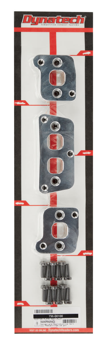 Dynatech SBC Stahl Header Adapter MPN DTH796-00100 For Chevy
