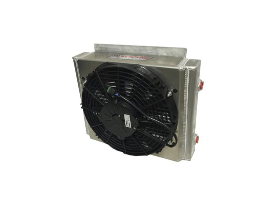 Fluidyne Performance  Transmission Cooler w/ Fan Dbl Pass OGEN.DB-30613.DP.F