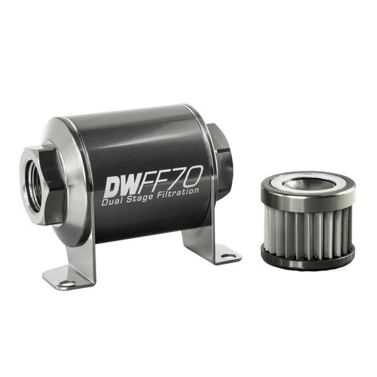 Deatschwerks  Fuel Filter 8an Female ORB Ports 70mm Length 8-03-070-010K