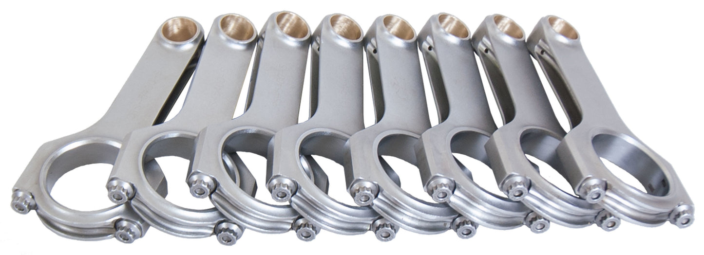 Eagle SBF 4340 Forged H-Beam Rods 5.400 w/2.123 Pin MPN EAGCRS5400S3D2000 For Ford