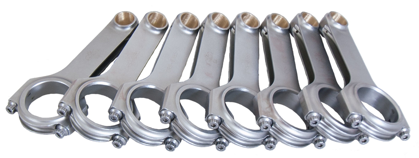 Eagle BBC 4340 Forged H-Beam Rods 6.385 MPN EAGCRS63853D For Chevy