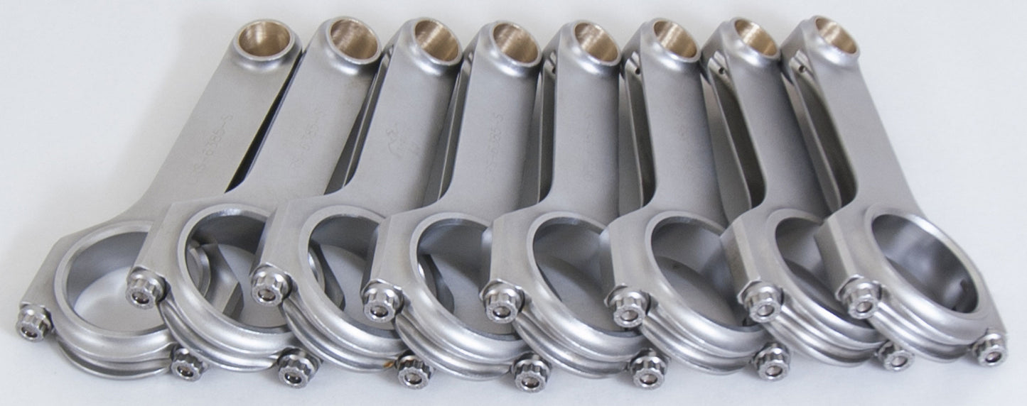 Eagle BBC 4340 Forged H-Beam Rods 6.385 MPN EAGCRS63853DL19 For Chevy