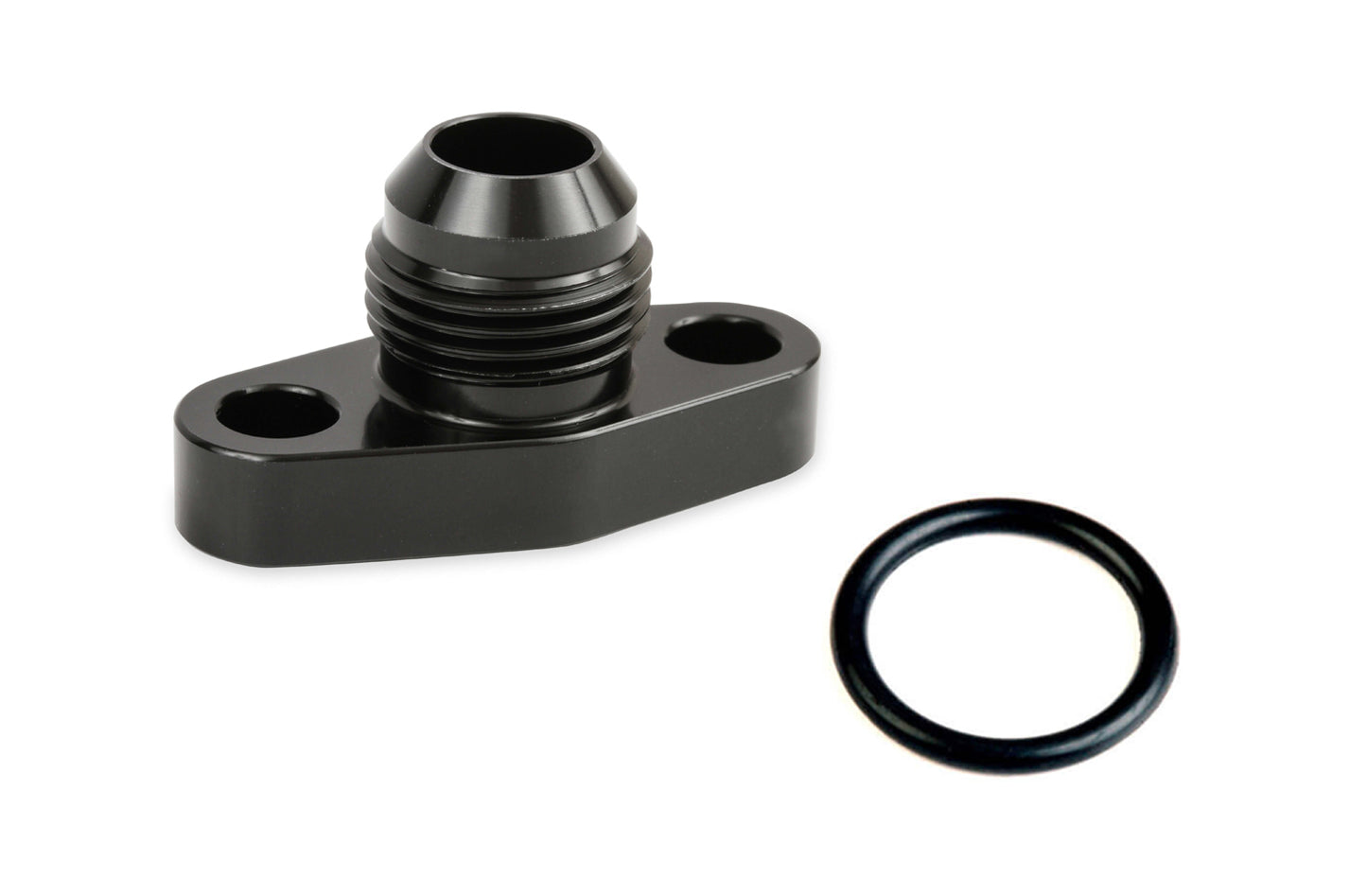 Earls  Turbo Oil Drain Back Flange  10an - Black GT0001ERL