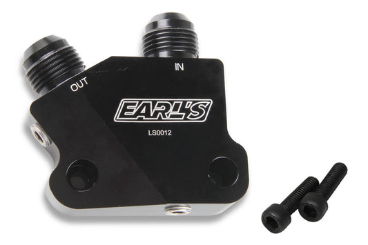 Earls  GM LS Engine Oil Cooler Adapter LS0012ERL