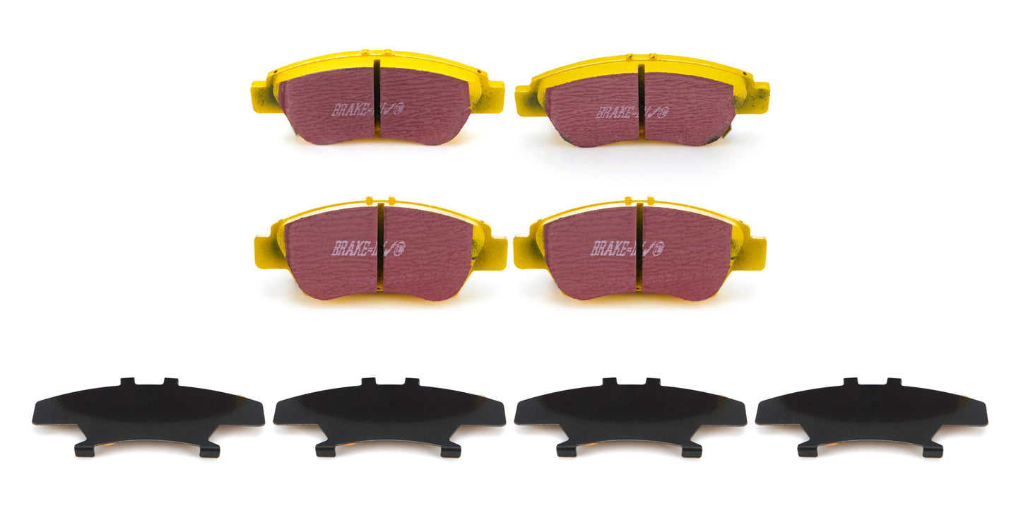 EBC Brakes  Brake Pads Yellowstuff Front Honda 08-20  EBCDP42041R