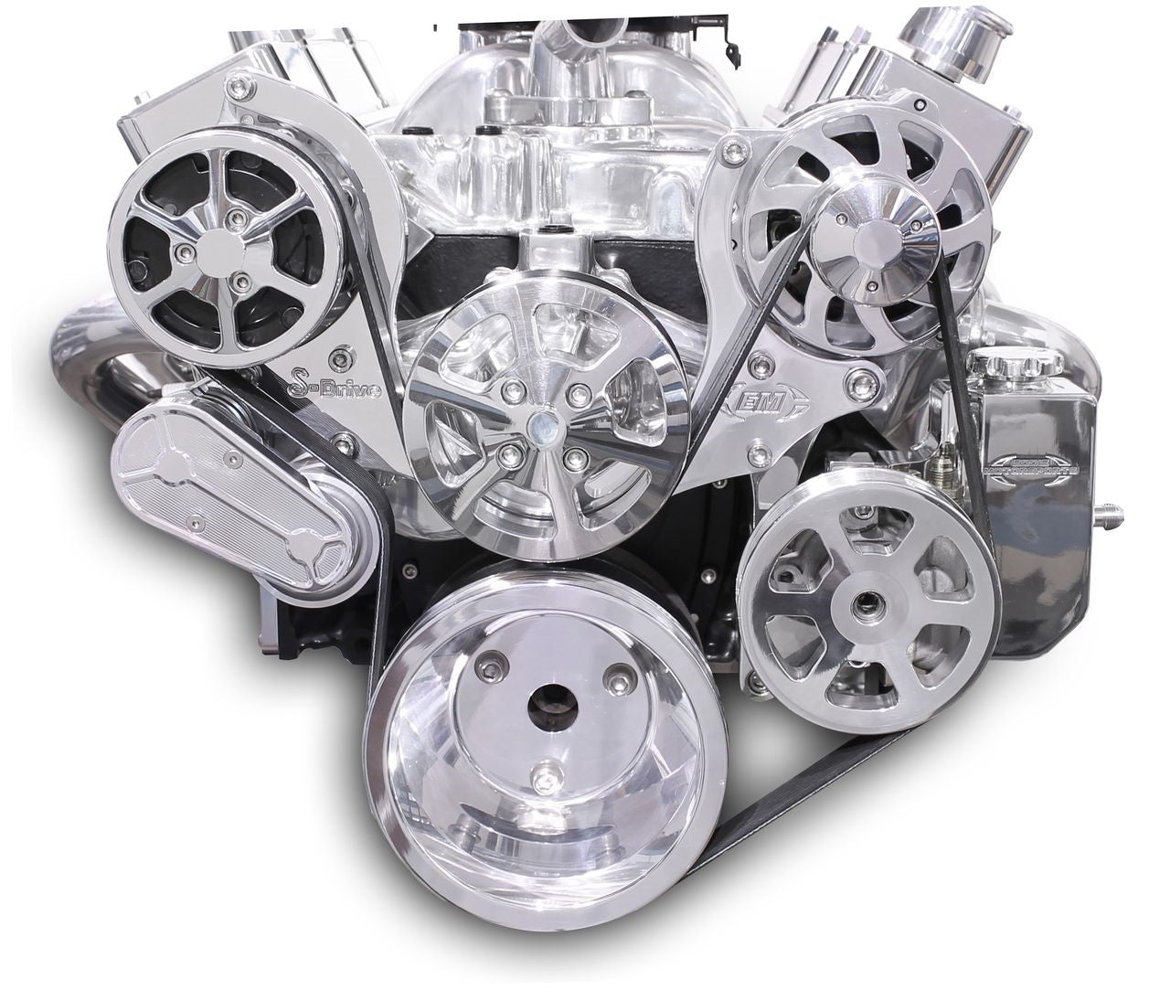 Eddie Motorsports  Serperntine Pulley Kit Small Block Chevy MS107-55BP