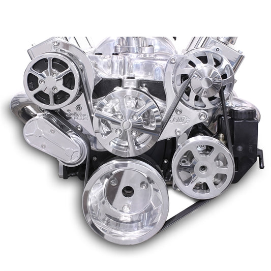 Eddie Motorsports  Serpentine Pulley Kit Small Block Chevy MS107-55P