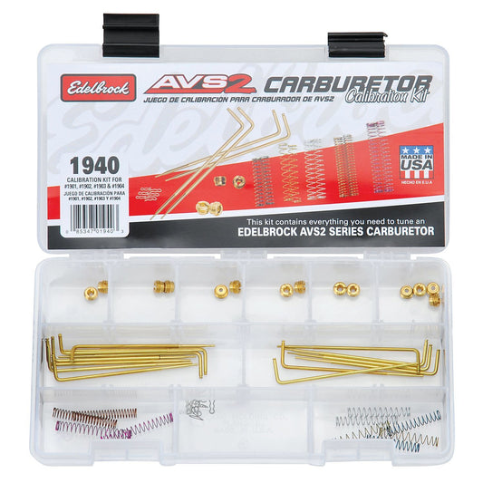 Edelbrock  AVS2 Calibration Kit - 500 Series 1940