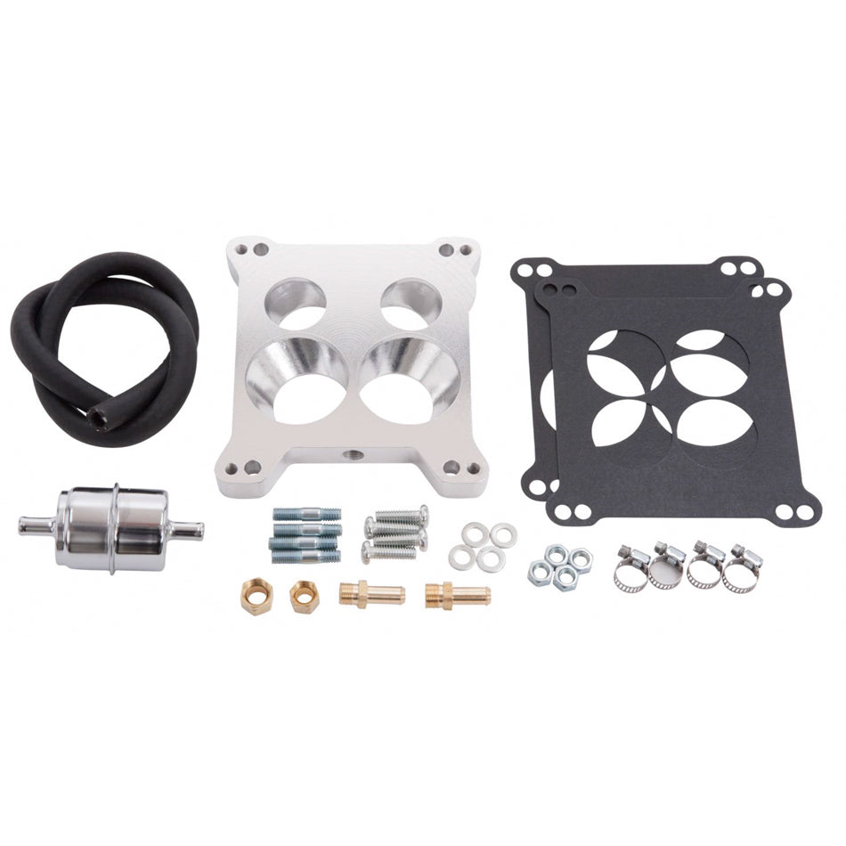 Edelbrock  Carburetor Adapter w/Fuel Line Kit 2697