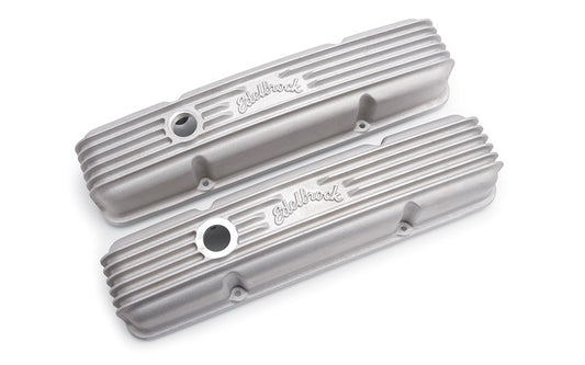 Edelbrock  Valve Cover Kit Classic Finned SBC 59-86 41449