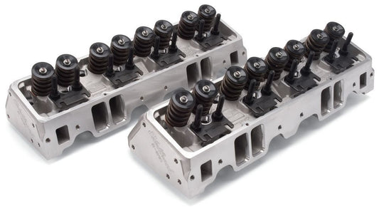 Edelbrock SBC E-Street 210 Heads - 64cc 2.08/1.60 MPN EDE5087 For Chevy