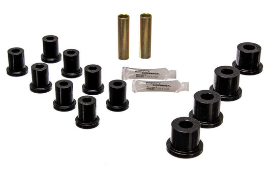 Energy Suspension CJ REAR SPRING AND SHACK SET MPN ENE2-2116G For Jeep 1976-86