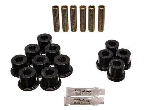 Energy Suspension Chevy Rear Spring Bushing Set Black MPN ENE3-2108G For GM Fullsize SUV, Truck 1981-87