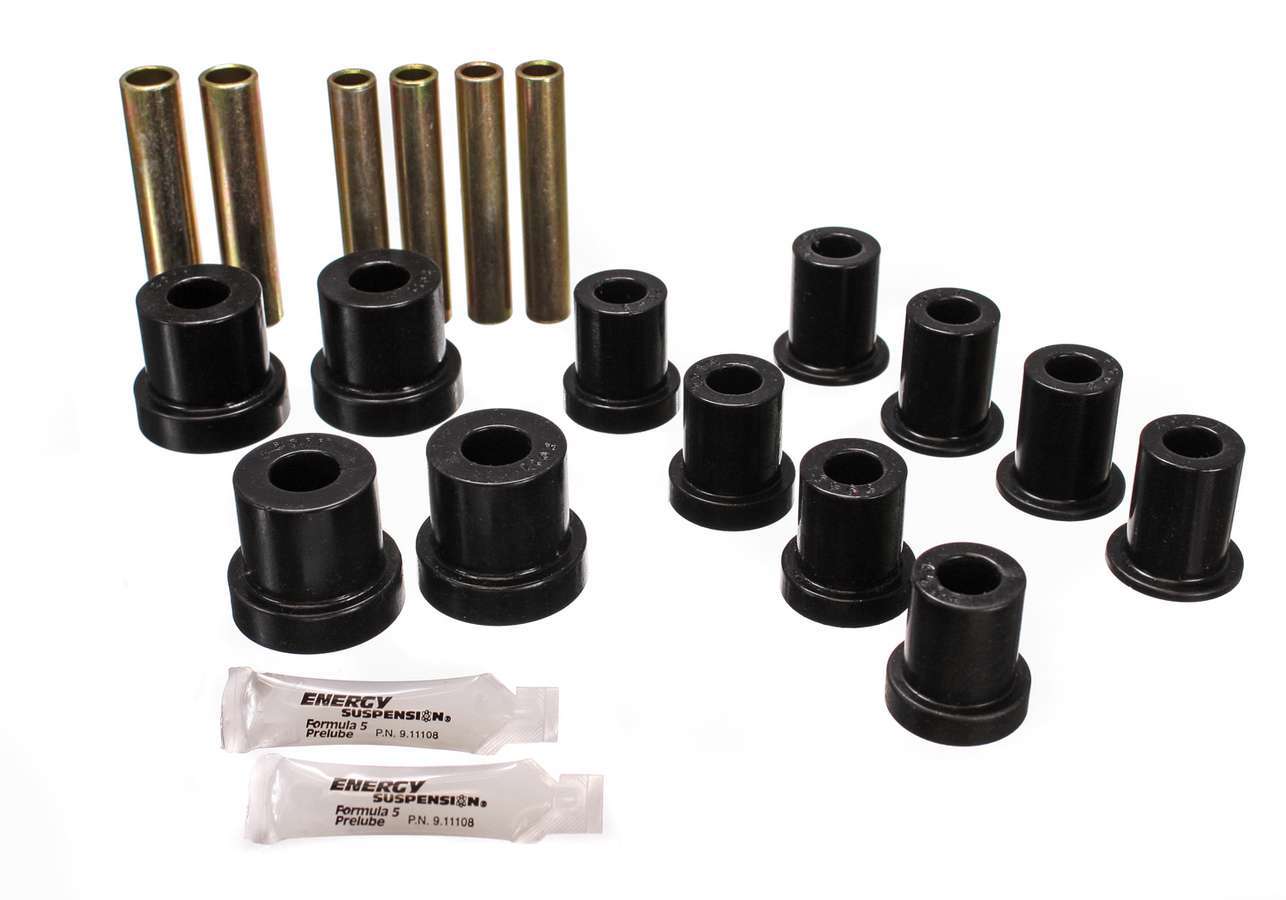 Energy Suspension 70-87 GM 4wd Frt Spring Bushing Set Black MPN ENE3-2112G For GM Fullsize SUV, Truck 1970-87