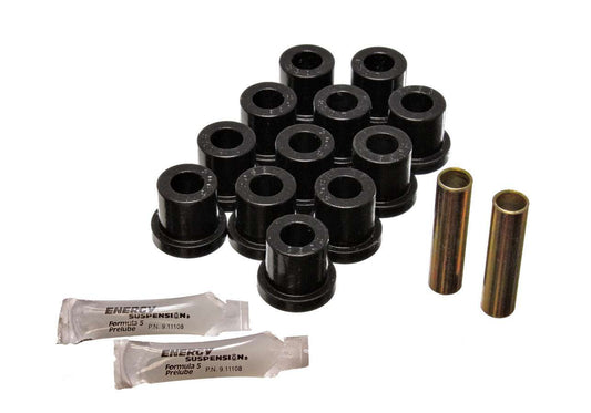 Energy Suspension 55 Chev. Rr Spring Bush Set Black MPN ENE3-2118G For Chevy Fullsize 1955