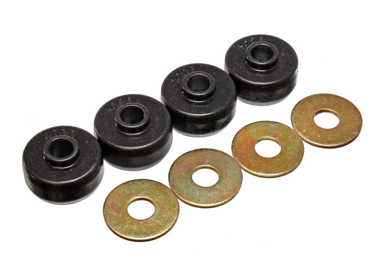 Energy Suspension  84-96 Vette Rr Spring Bushing Set Black 3.2123G